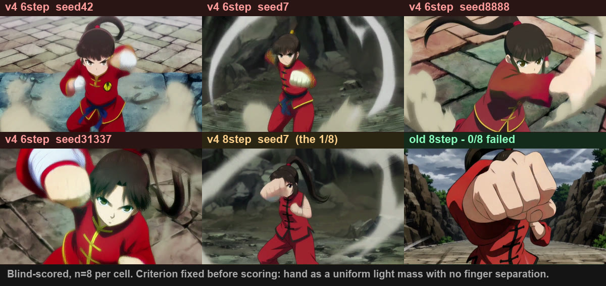 Five of the failures, revealed after scoring